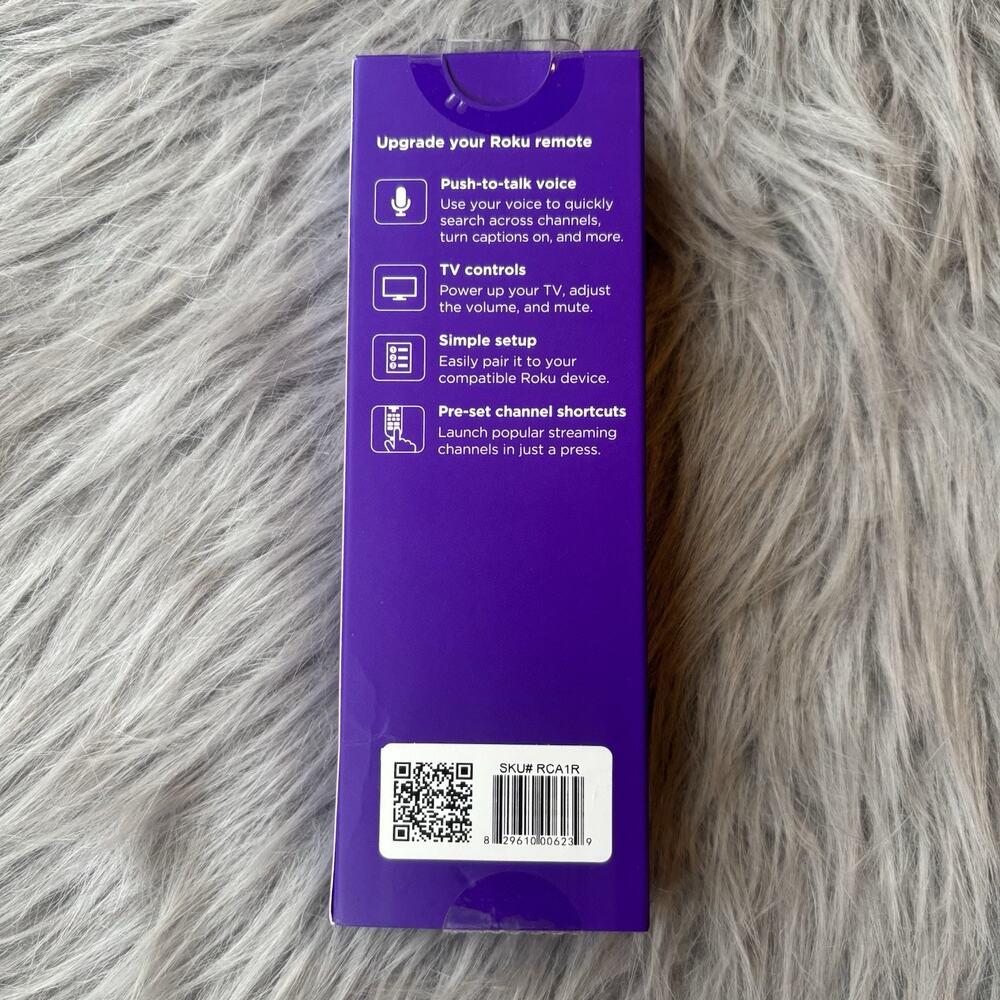 Roku Voice Remote Pro (RC-BR2) with Netflix/Disney+/AppleTV+/PrimeVideo - Picture 3 of 9